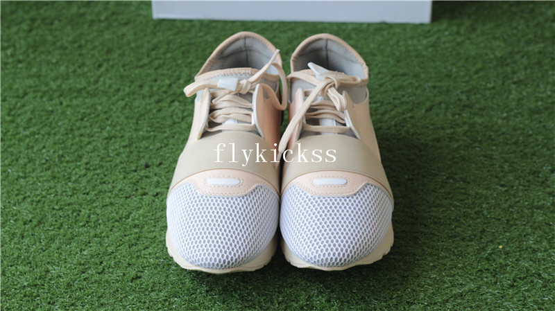 Balenciaga Race Runner Trainers Cream